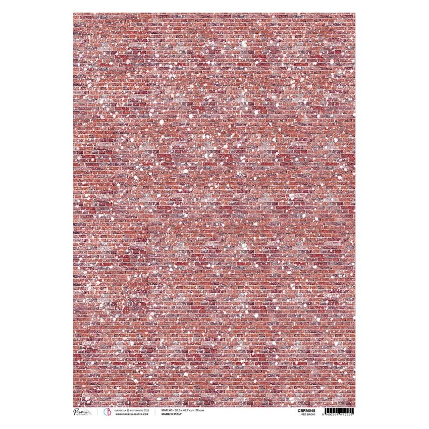 Rice Paper A3 Piuma Red Bricks