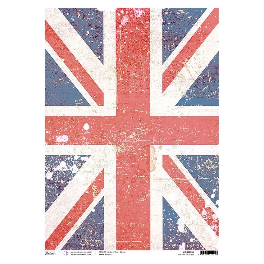 Rice Paper A3 Piuma God Save the Queen