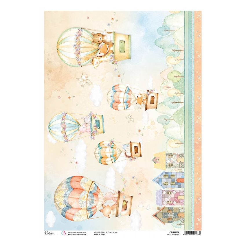 Rice Paper A3 Piuma Sweet adventure