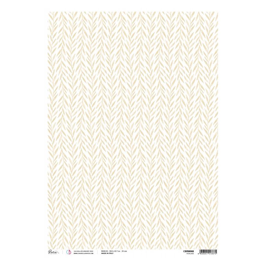 Rice Paper A3 Piuma Feuillage