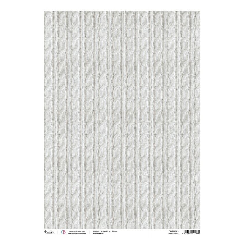 Rice Paper A3 Piuma Woollen weft