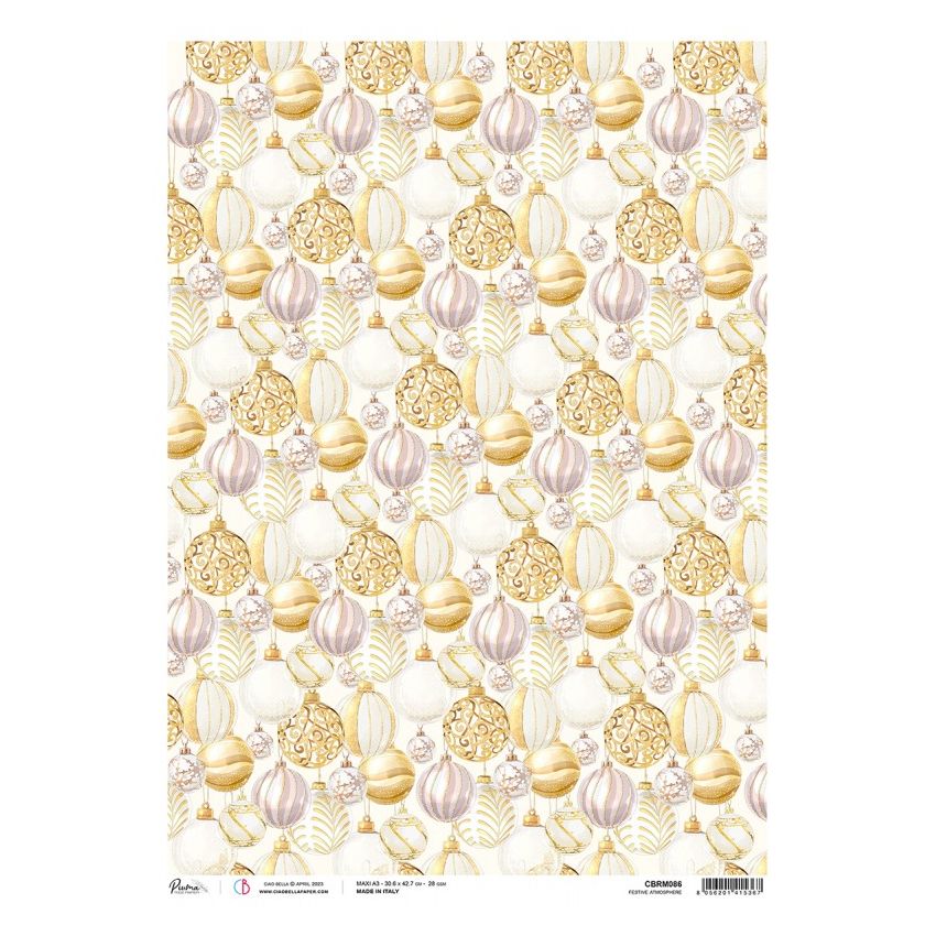 Rice Paper A3 Piuma Festive atmosphere