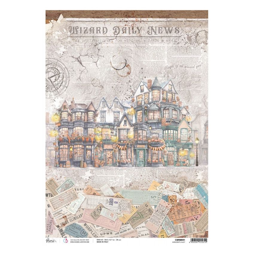 Rice Paper A3 Piuma Sorcerer's Alley