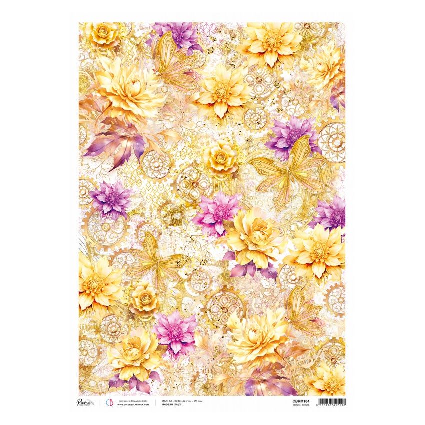 Rice Paper A3 Piuma Hidden gears