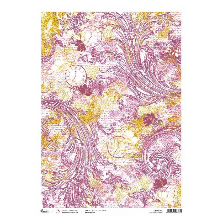 Rice Paper A3 Piuma A thousand elements