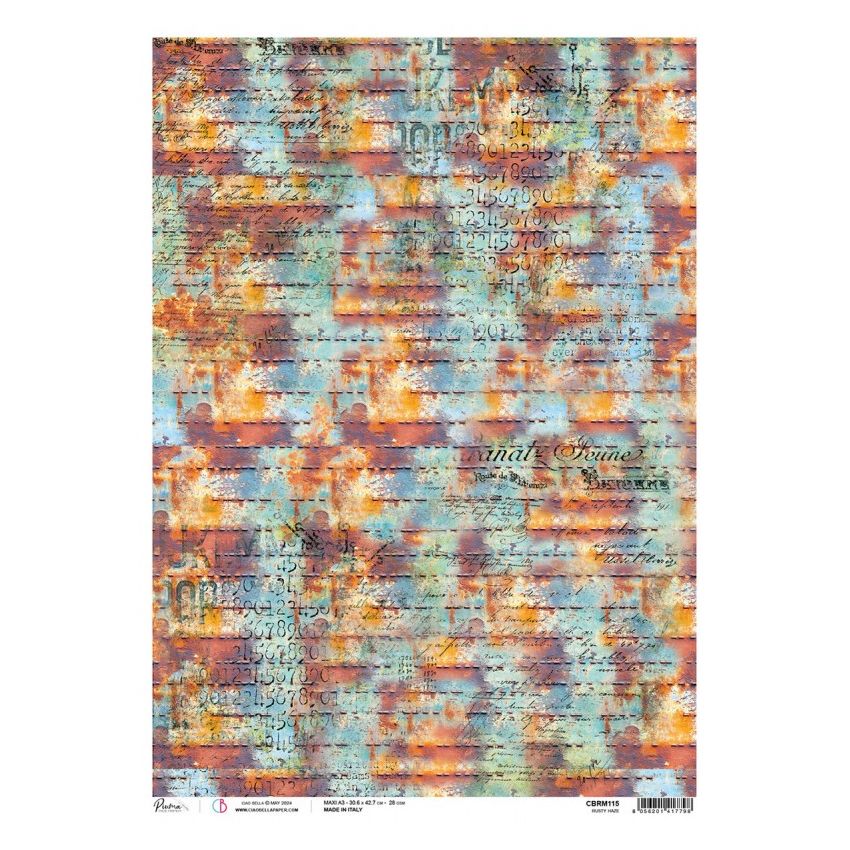 Rice Paper A3 Rusty Haze