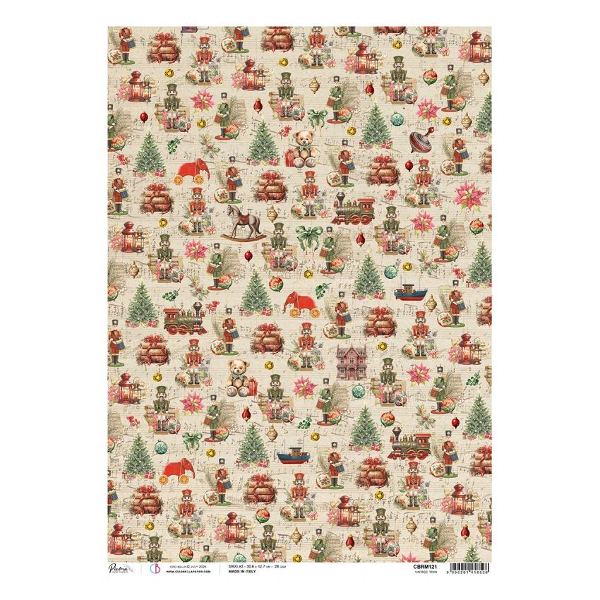 Rice Paper A3 Vintage toys