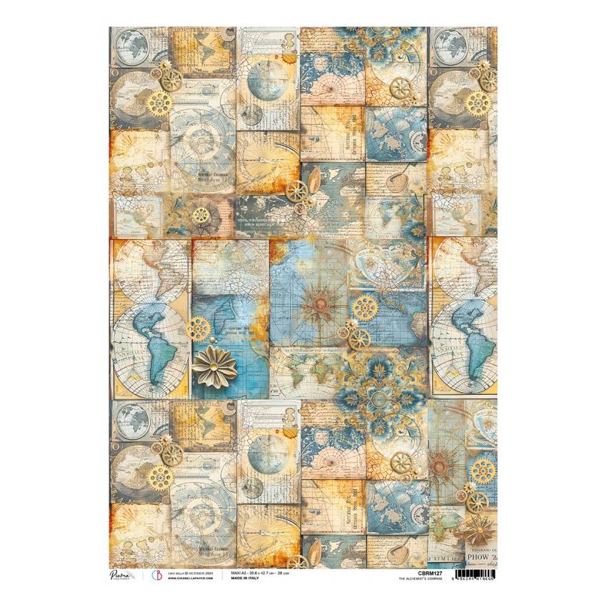 Rice Paper A3 The Alchemist’s compass