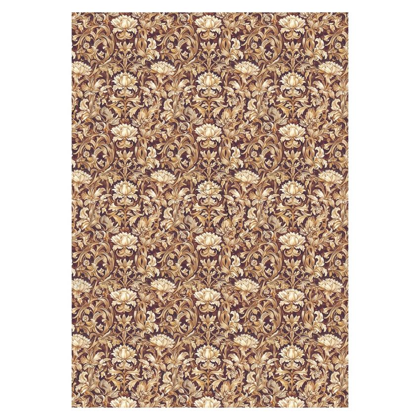 Rice Paper A3 Arabesque of flowers