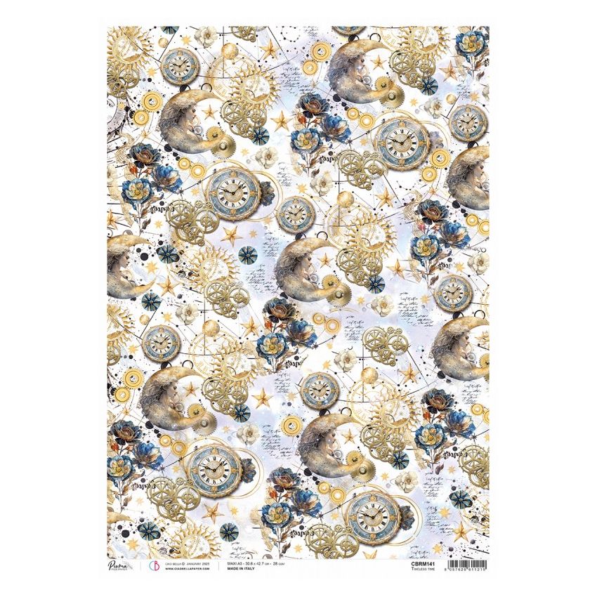 Rice Paper A3 Timeless time