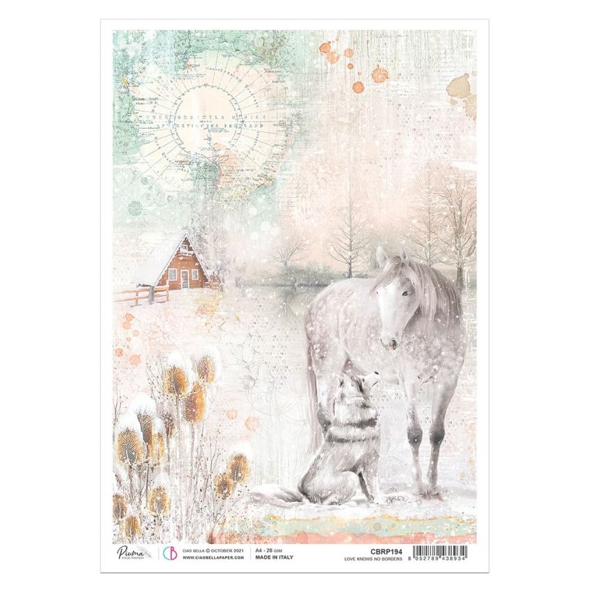 Rice Paper A4 Love knows no borders