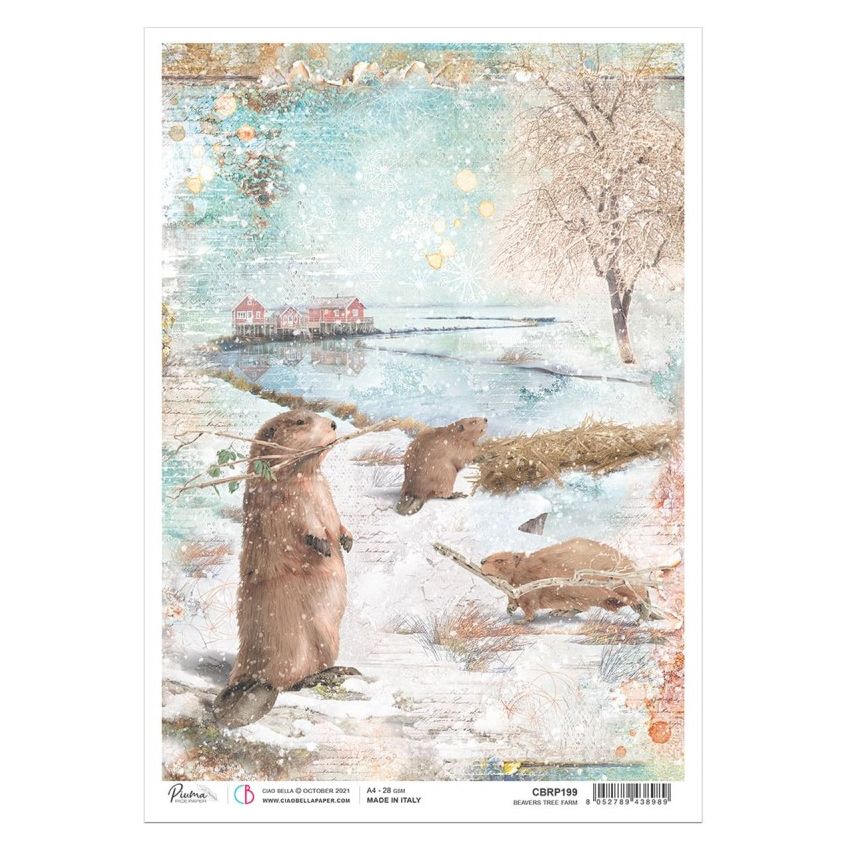 Rice Paper A4 Beavers Tree Farm