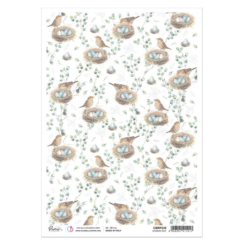 Rice Paper A4 Sparrow Nest