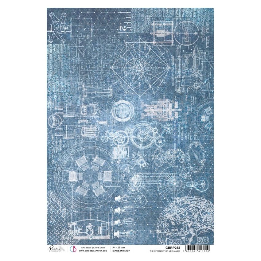 Rice Paper A4 Piuma The Strenght of Mechanics