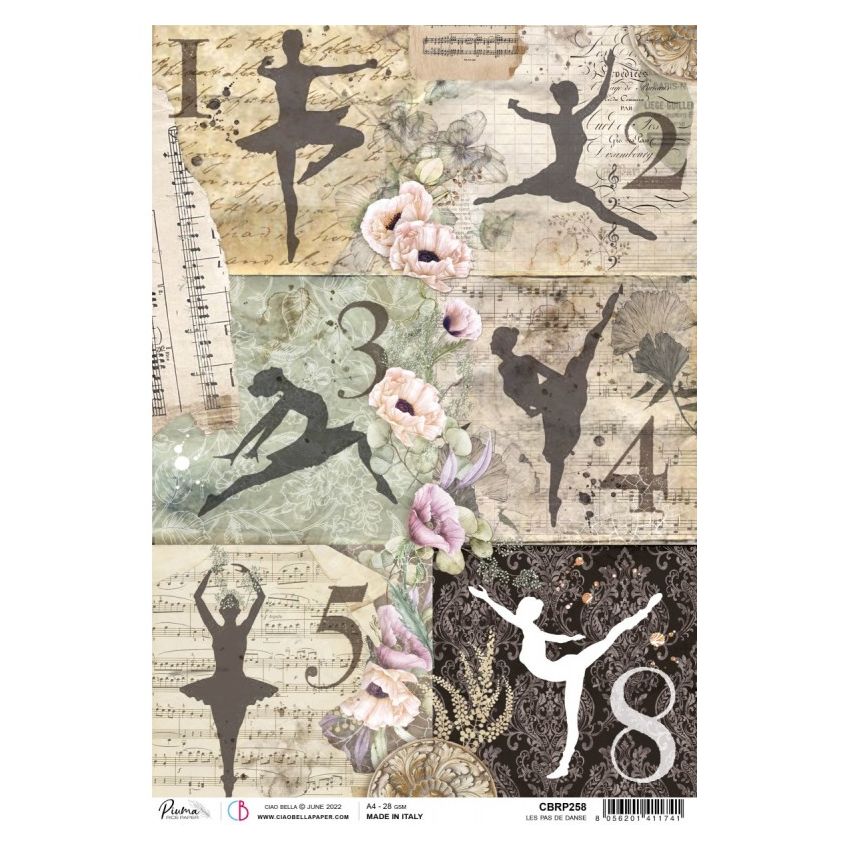 Rice Paper A4 Les Pas de Danse