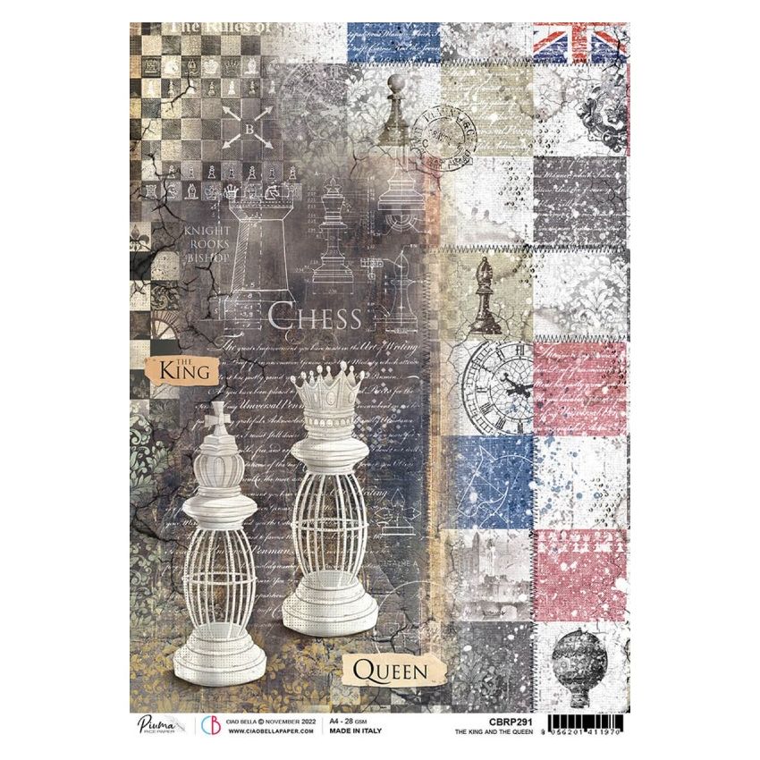 Rice Paper A4 Piuma The King and the Queen