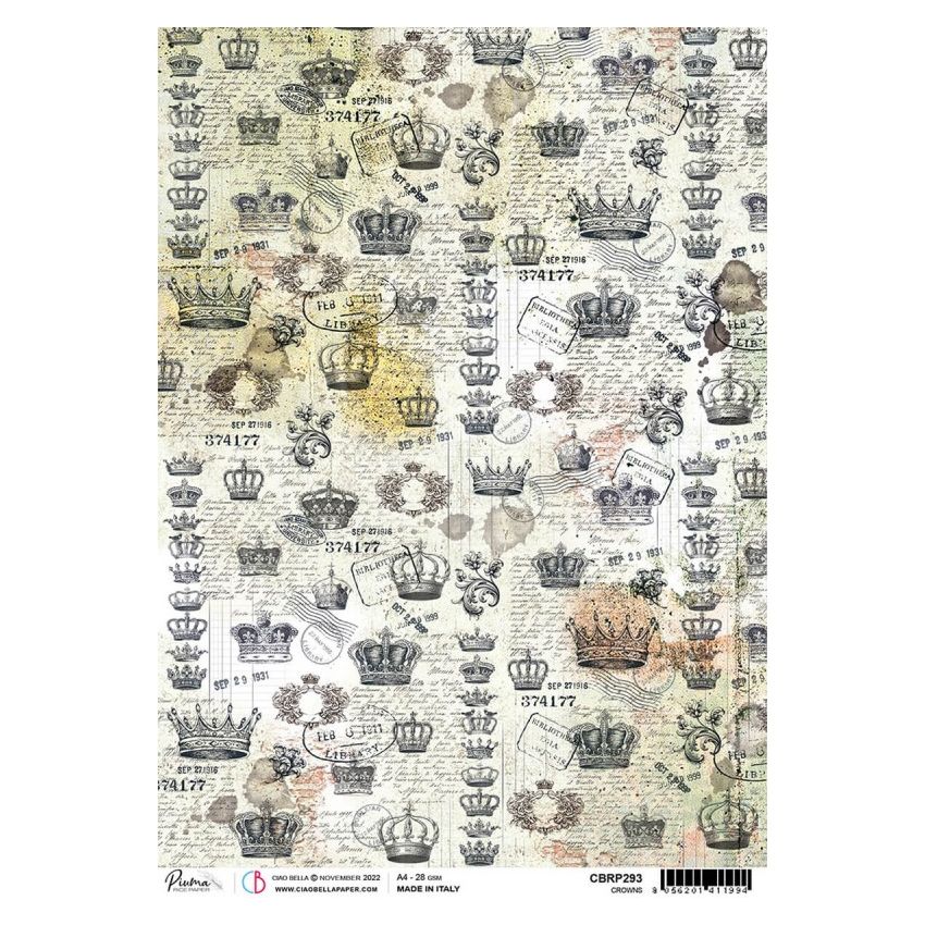 Rice Paper A4 Piuma Crowns