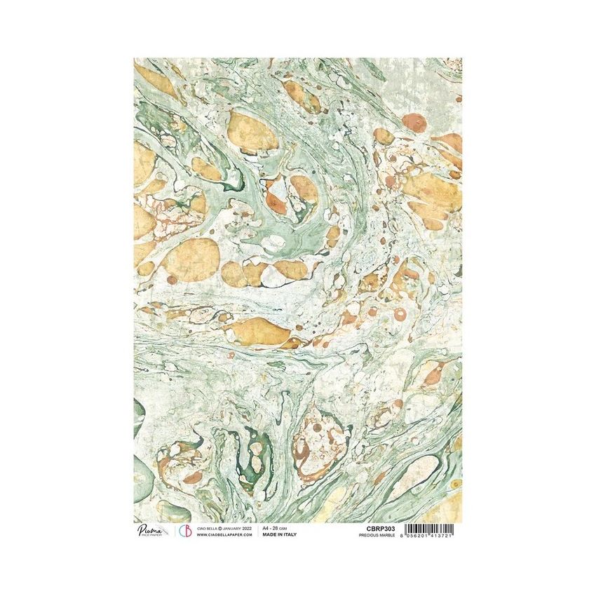 Rice Paper A4 Piuma Precious Marble