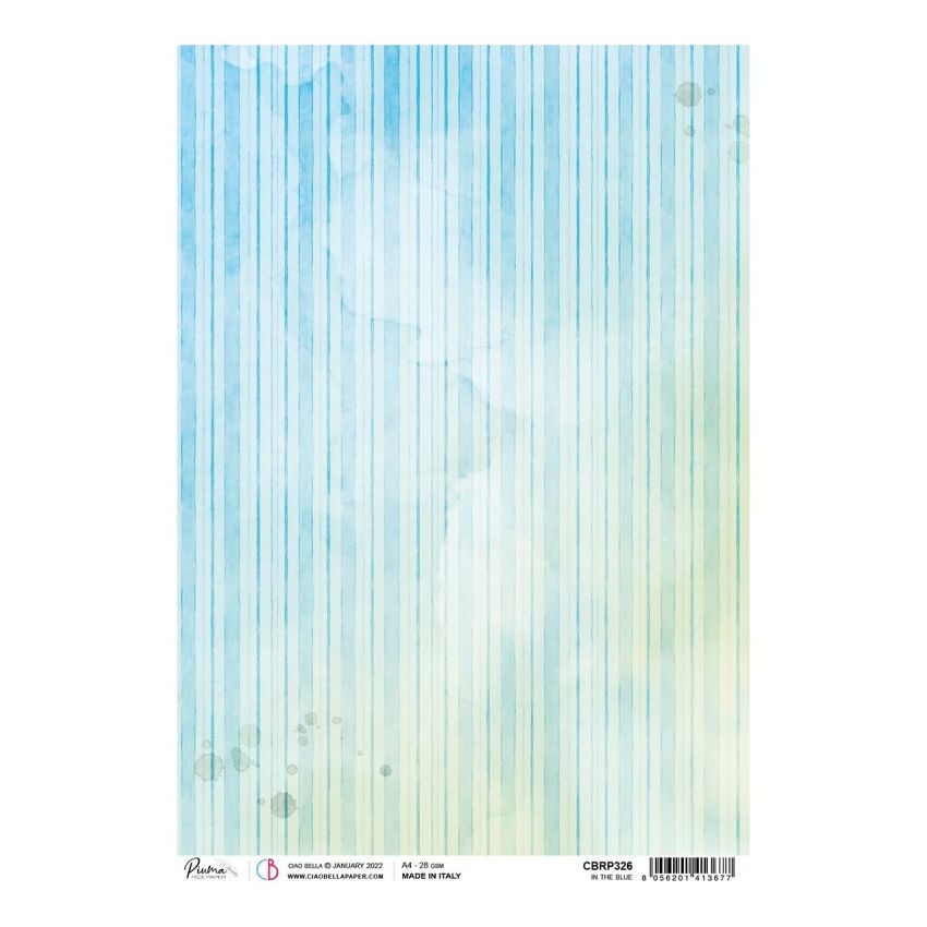 Rice Paper A4 Piuma In the blue