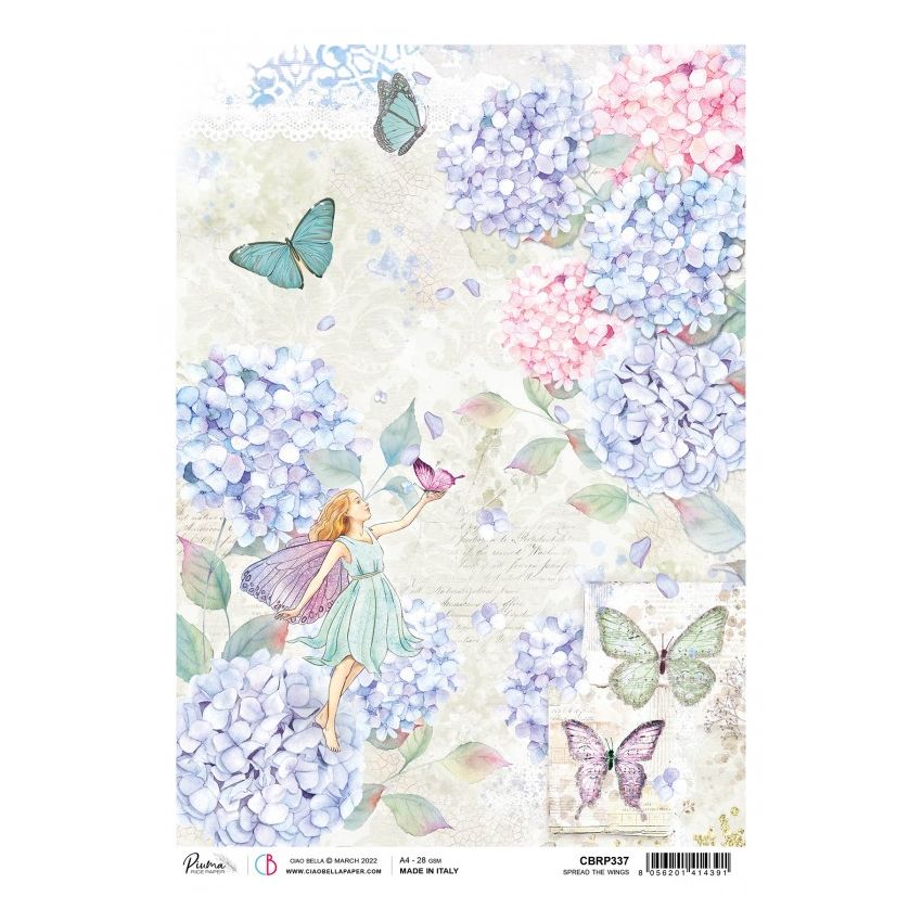 Rice Paper A4 Piuma Spread the wings