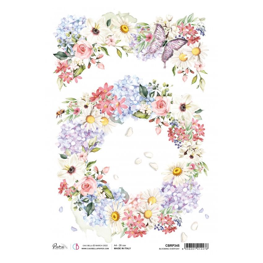 Rice Paper A4 Piuma Blooming everyday