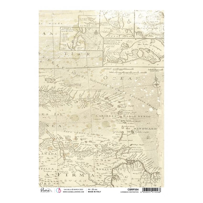 Rice Paper A4 Piuma Caribbean destination