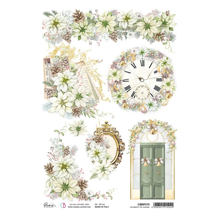 Rice Paper A4 Piuma Celebrate the season