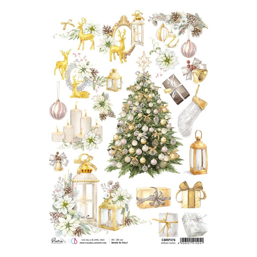 Rice Paper A4 Piuma Spread cheer