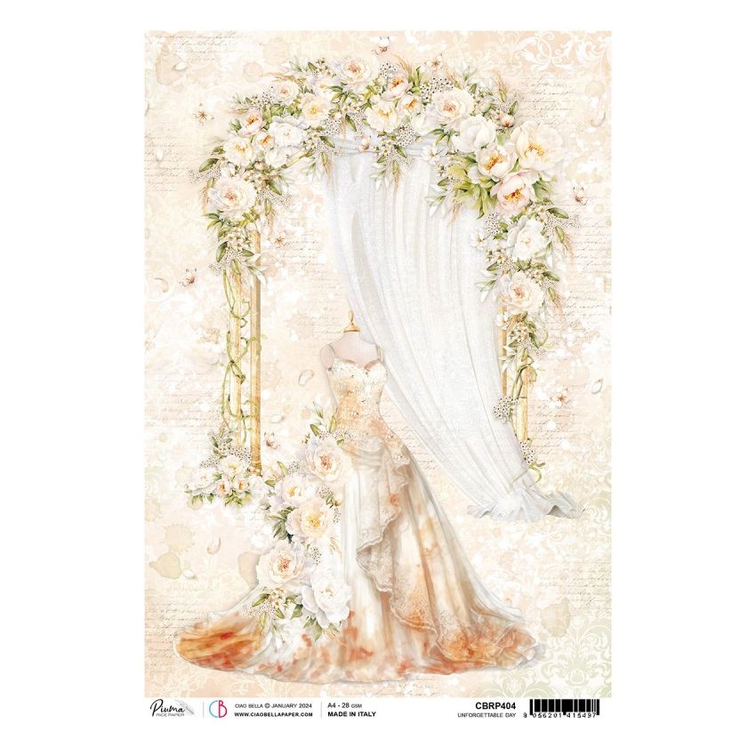 Rice Paper A4 Piuma Unforgettable day