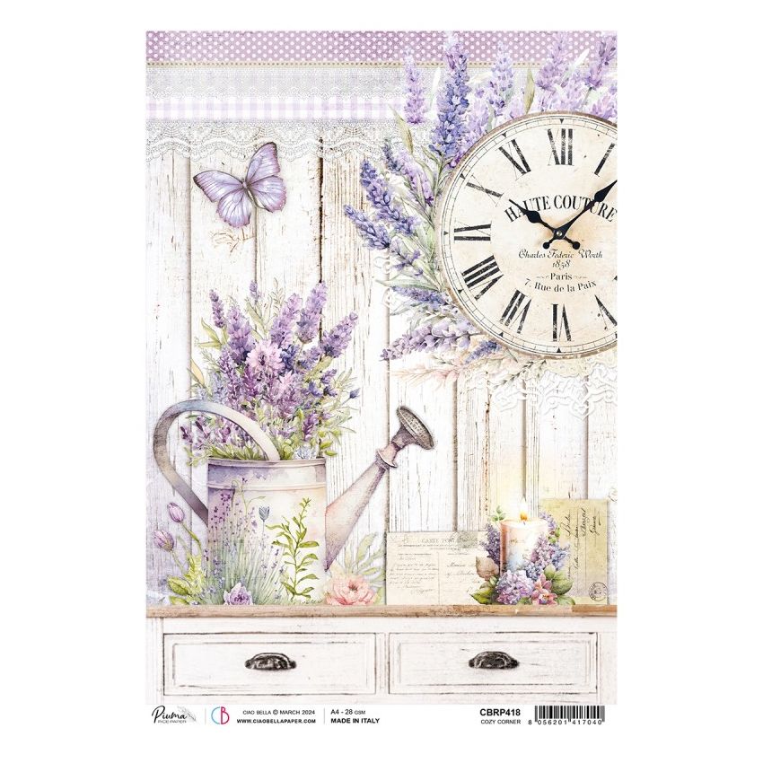 Rice Paper A4 Piuma Cozy Corner