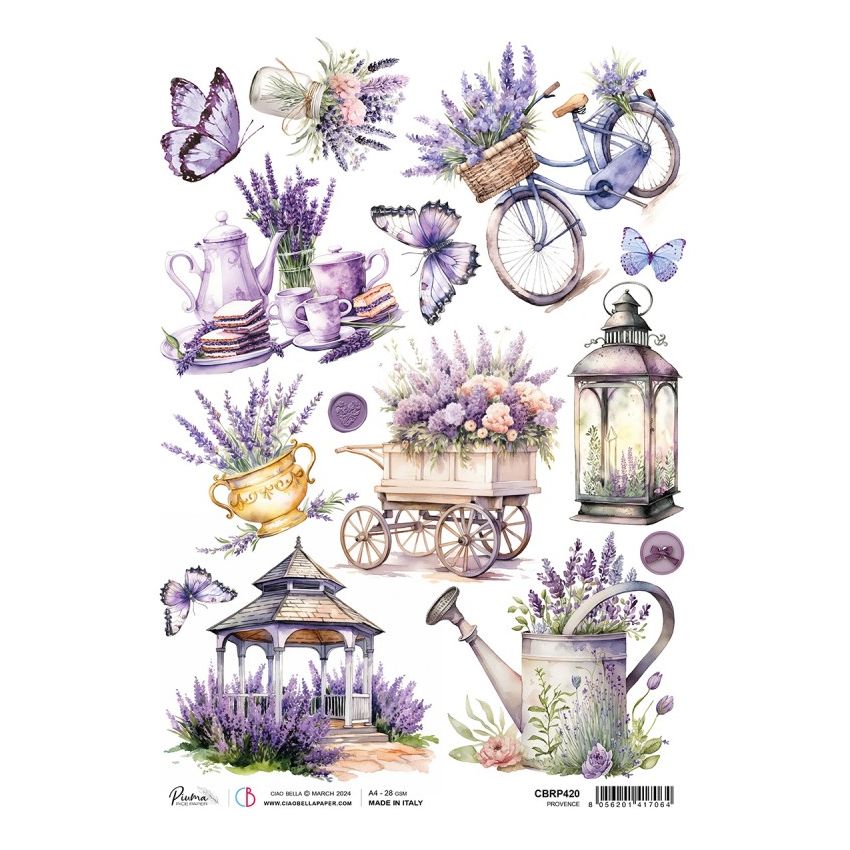 Rice Paper A4 Piuma Provence