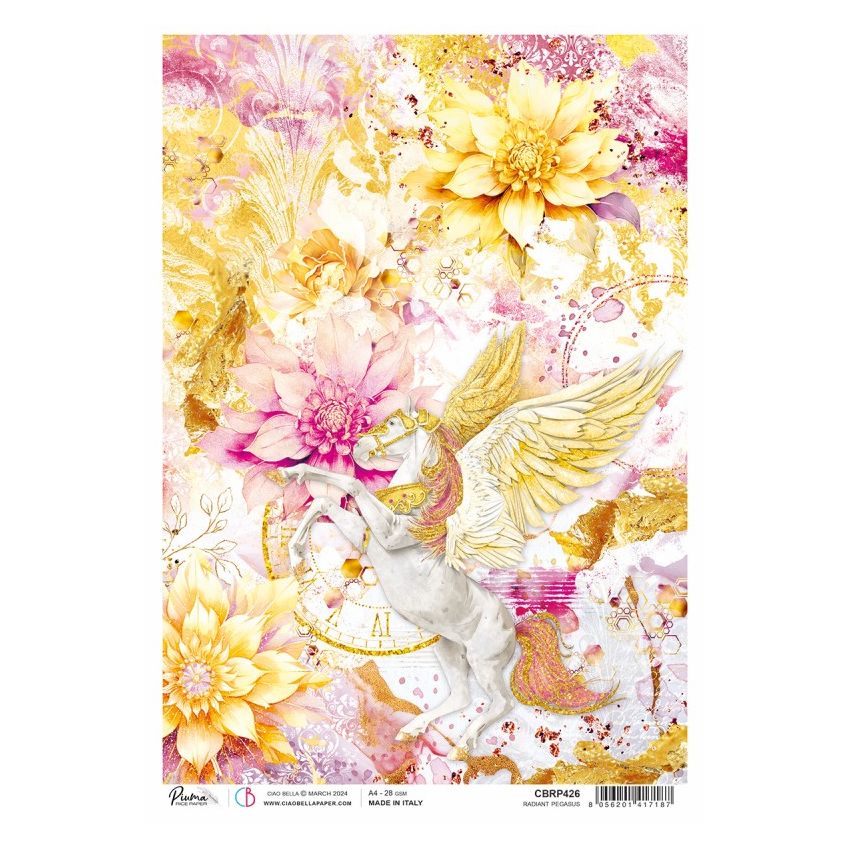 Rice Paper A4 Piuma Radiant Pegasus