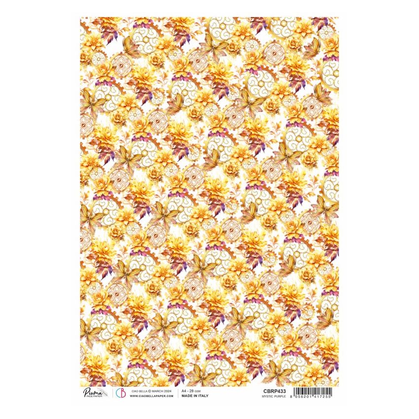 Rice Paper A4 Piuma Mystic purple