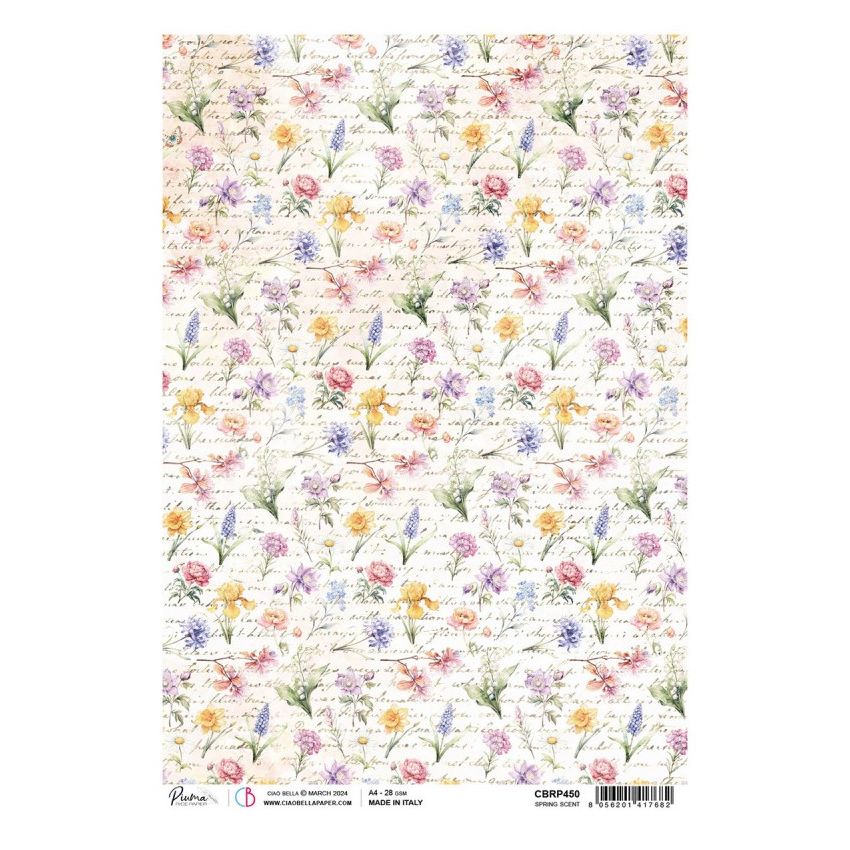 Rice Paper A4 Spring scent