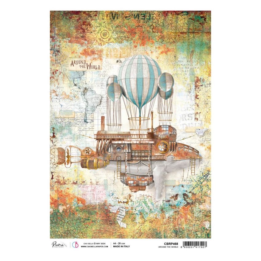 Rice Paper A4 Around the World