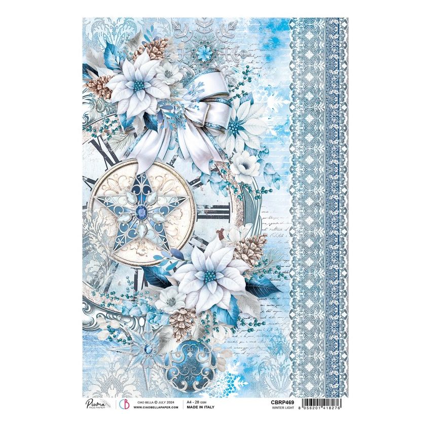 Rice Paper A4 Winter Light