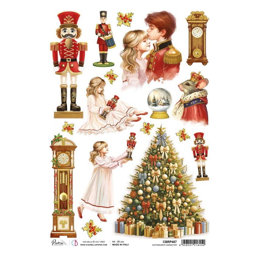 Rice Paper A4 Nutcracker character