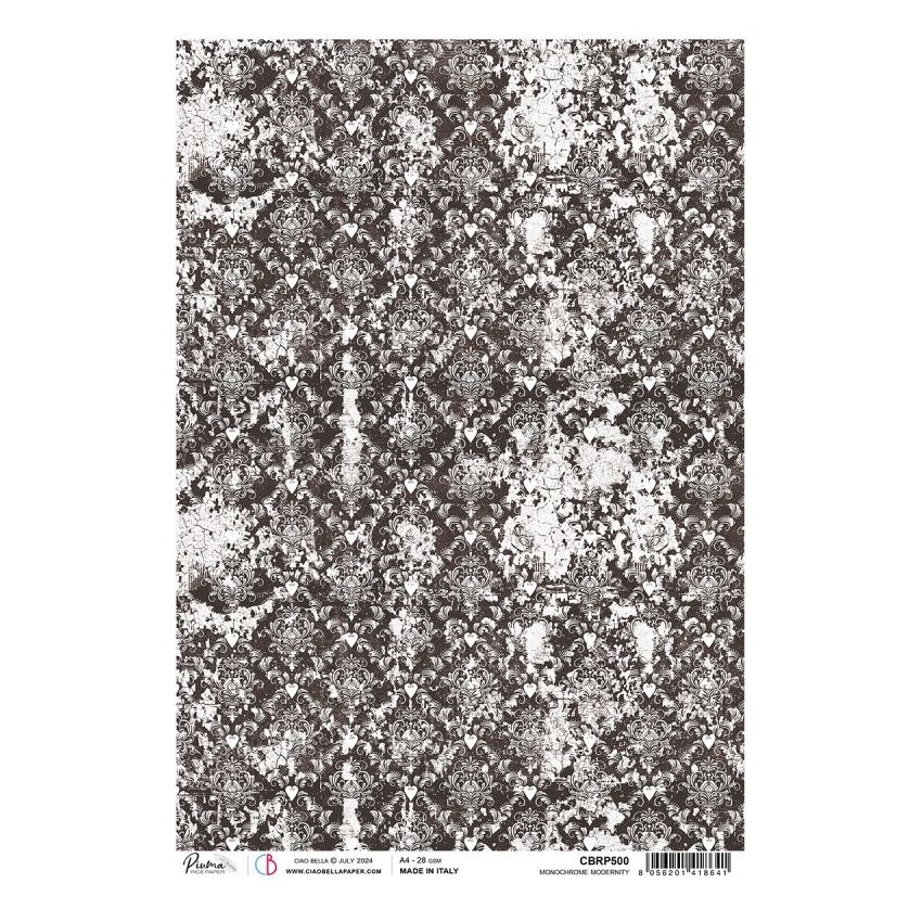 Rice Paper A4 Monochrome Modernity