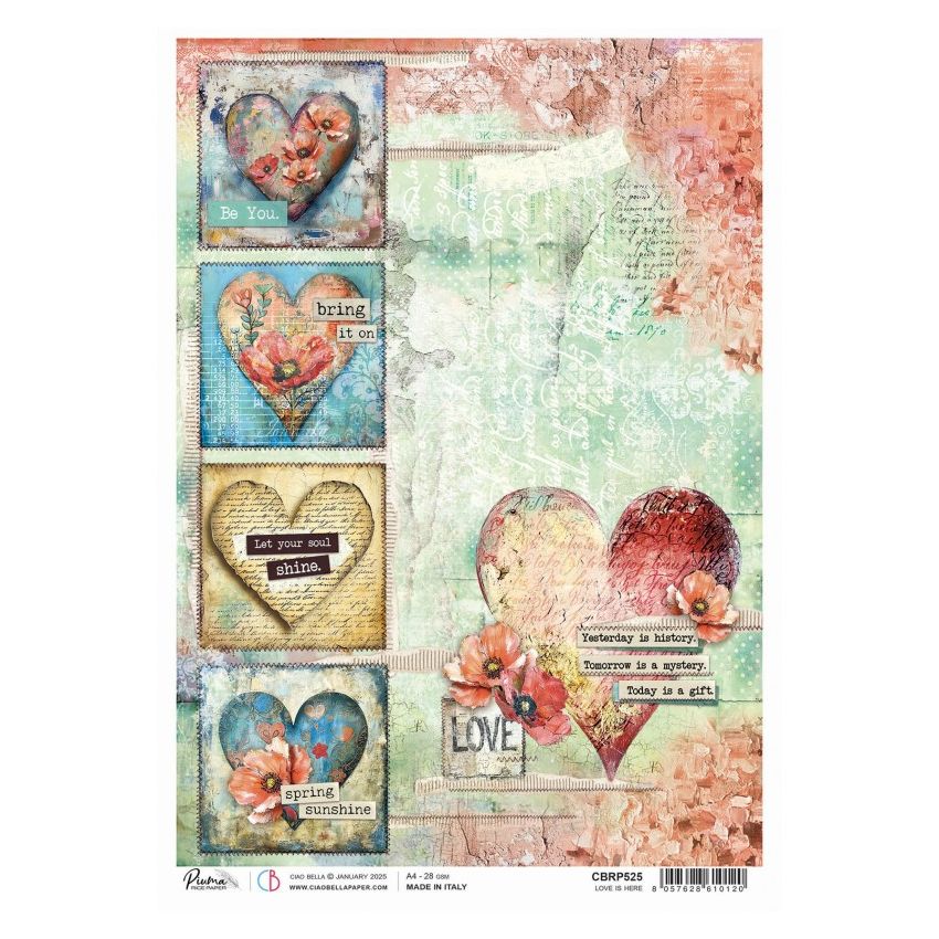 Rice Paper A4 Love is here