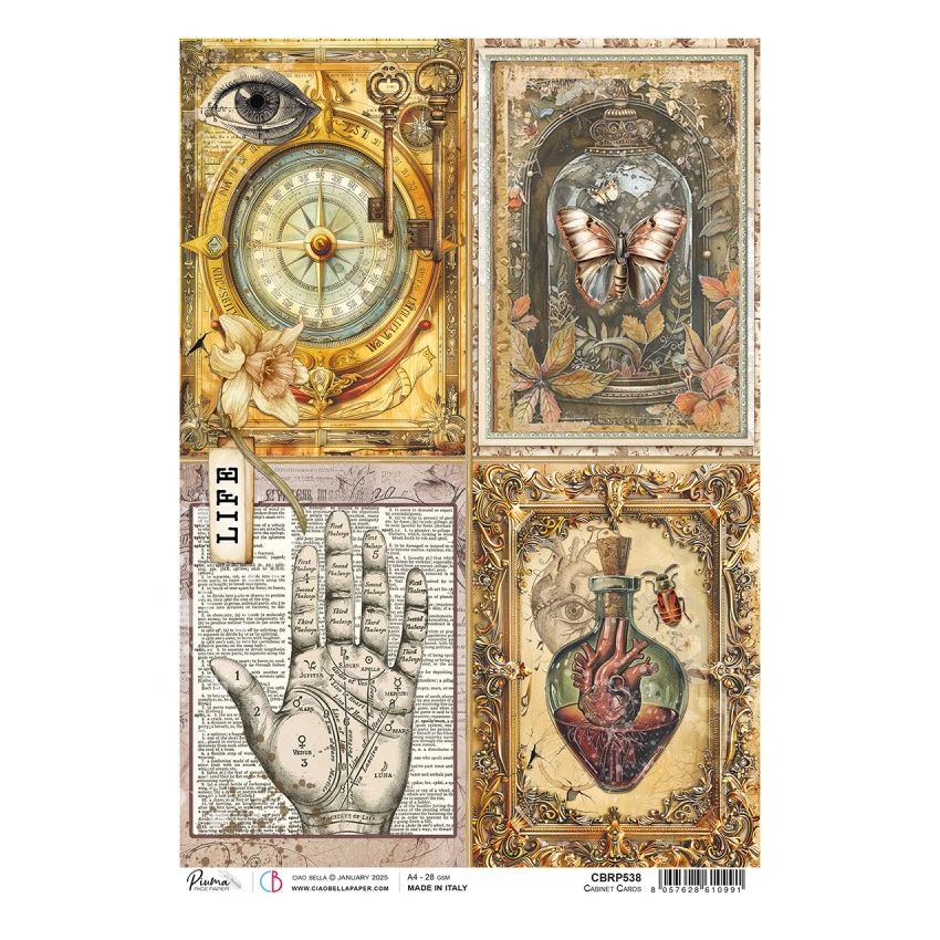 Rice Paper A4 Cabinet Cards