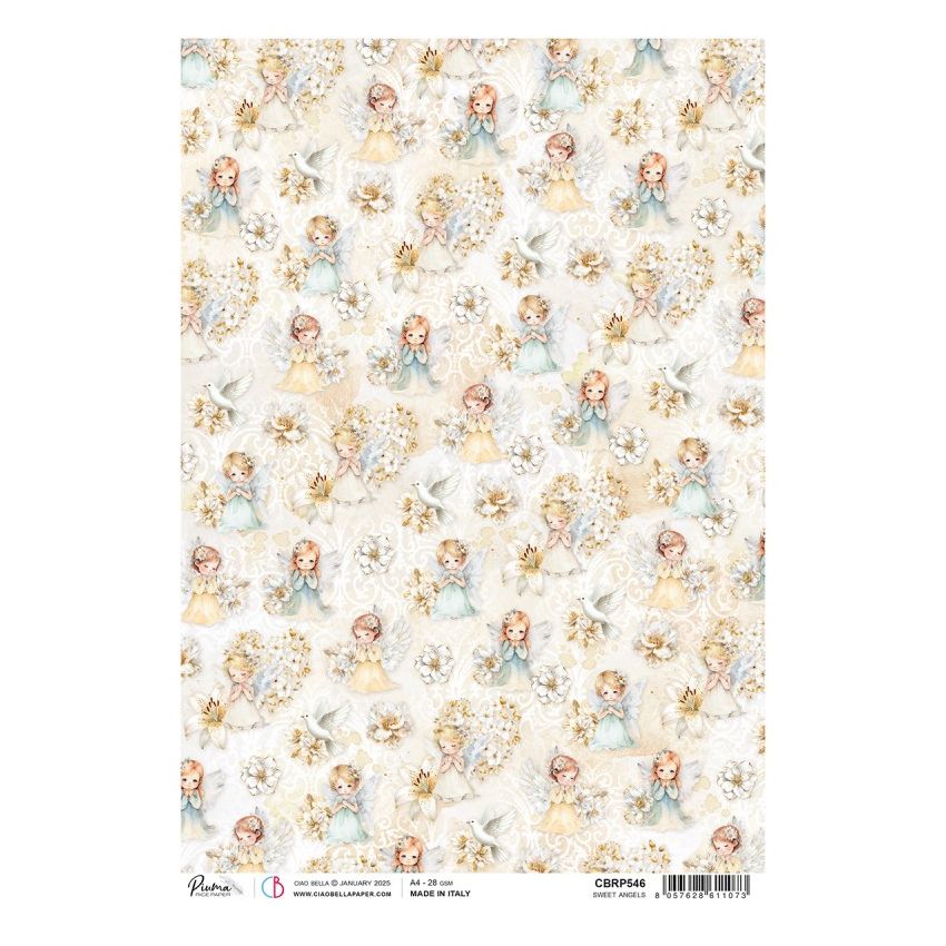 Rice Paper A4 Sweet angels