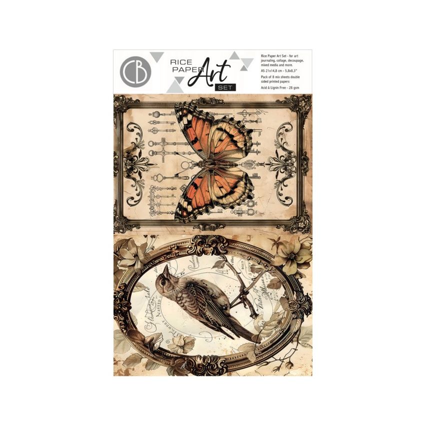 Rice Paper A5 Mixed CABINET OF CURIOSITIES