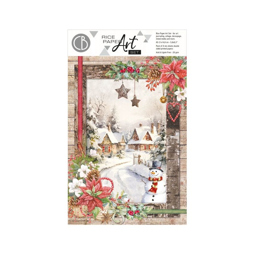 Rice Paper A5 Mixed CHRISTMAS VIBES