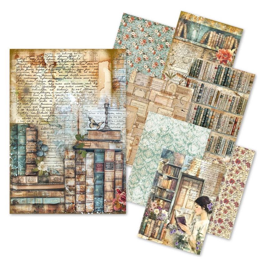 Rice Paper A5 Mixed BOOK LOVERS