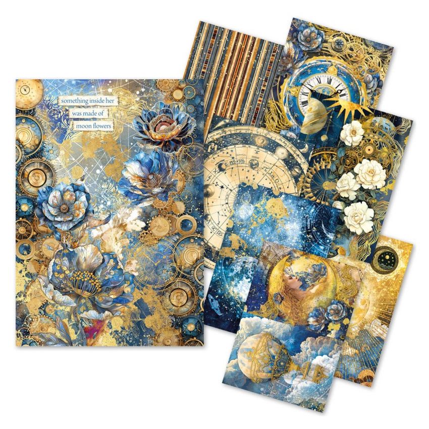Rice Paper A5 MIXED 8/Pkg Celestial