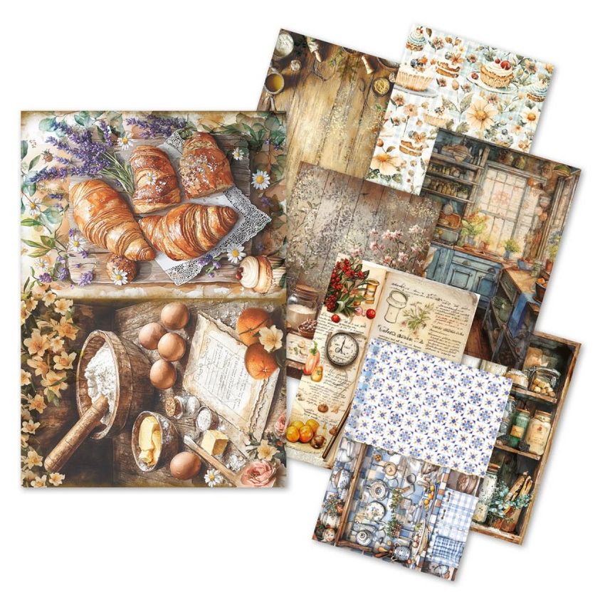 Rice Paper A5 MIXED 8/Pkg Cookbook