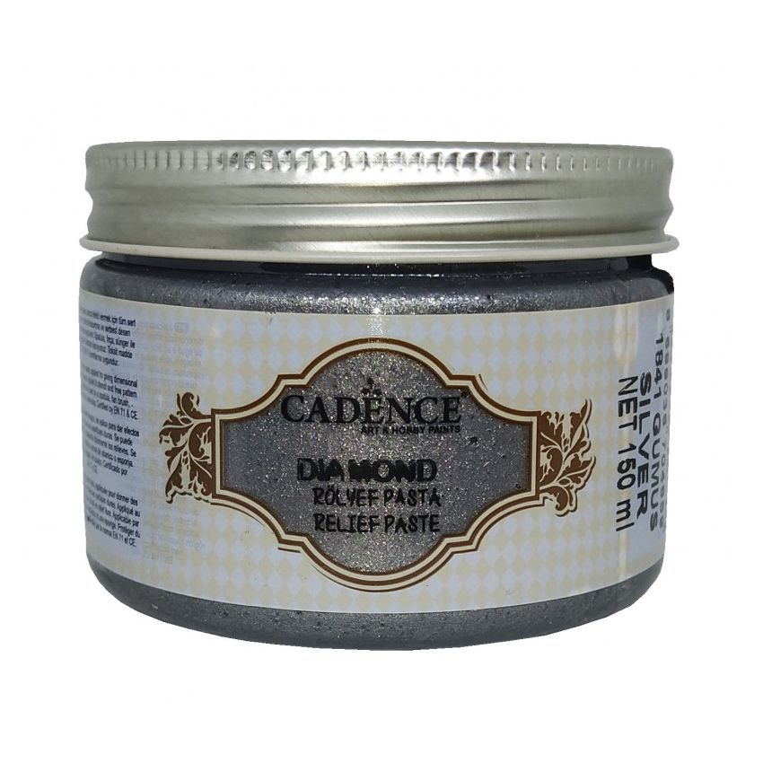 DIAMOND Relief Paste SILVER 150ml