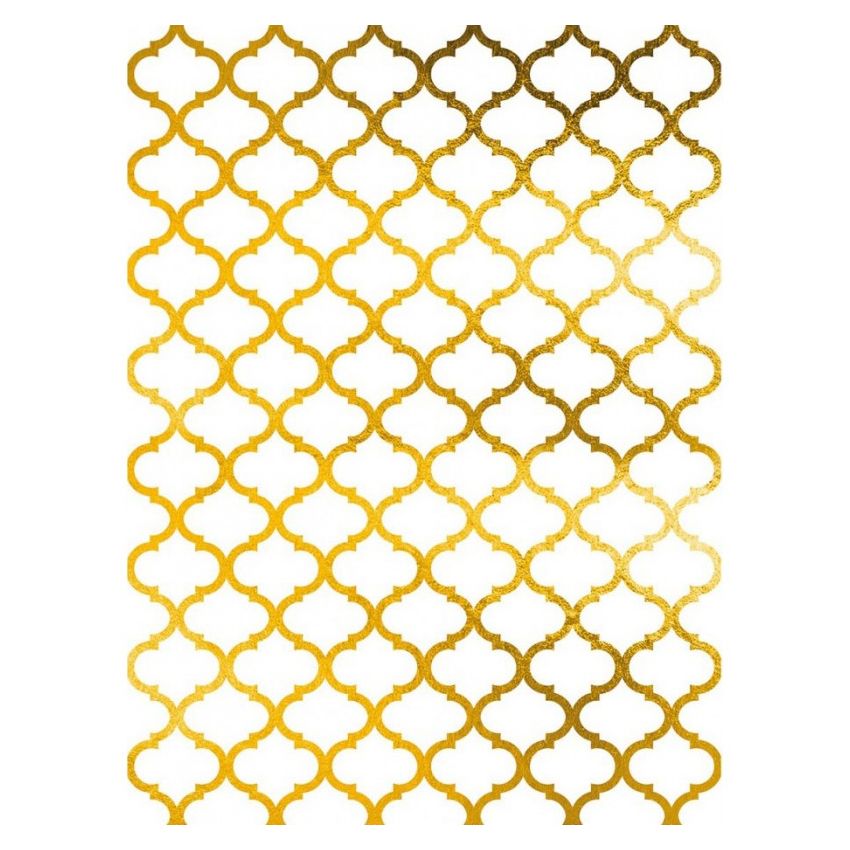 Papel de Arroz Fondo ORO MOROCCO 30x41cm