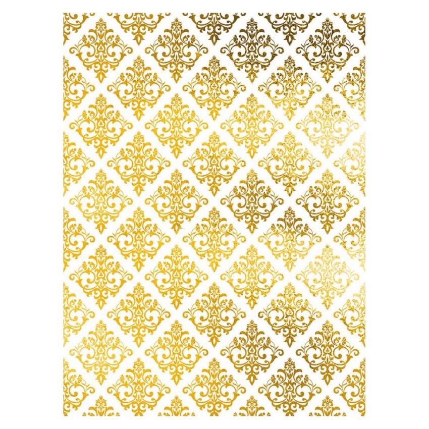 Papel de Arroz Fondo ORO BARROCO 30x41cm