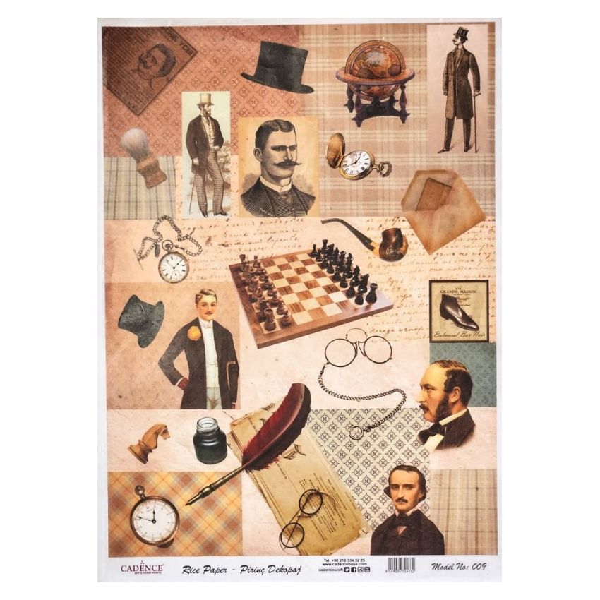 Papel arroz Cadence A3 Nº 009